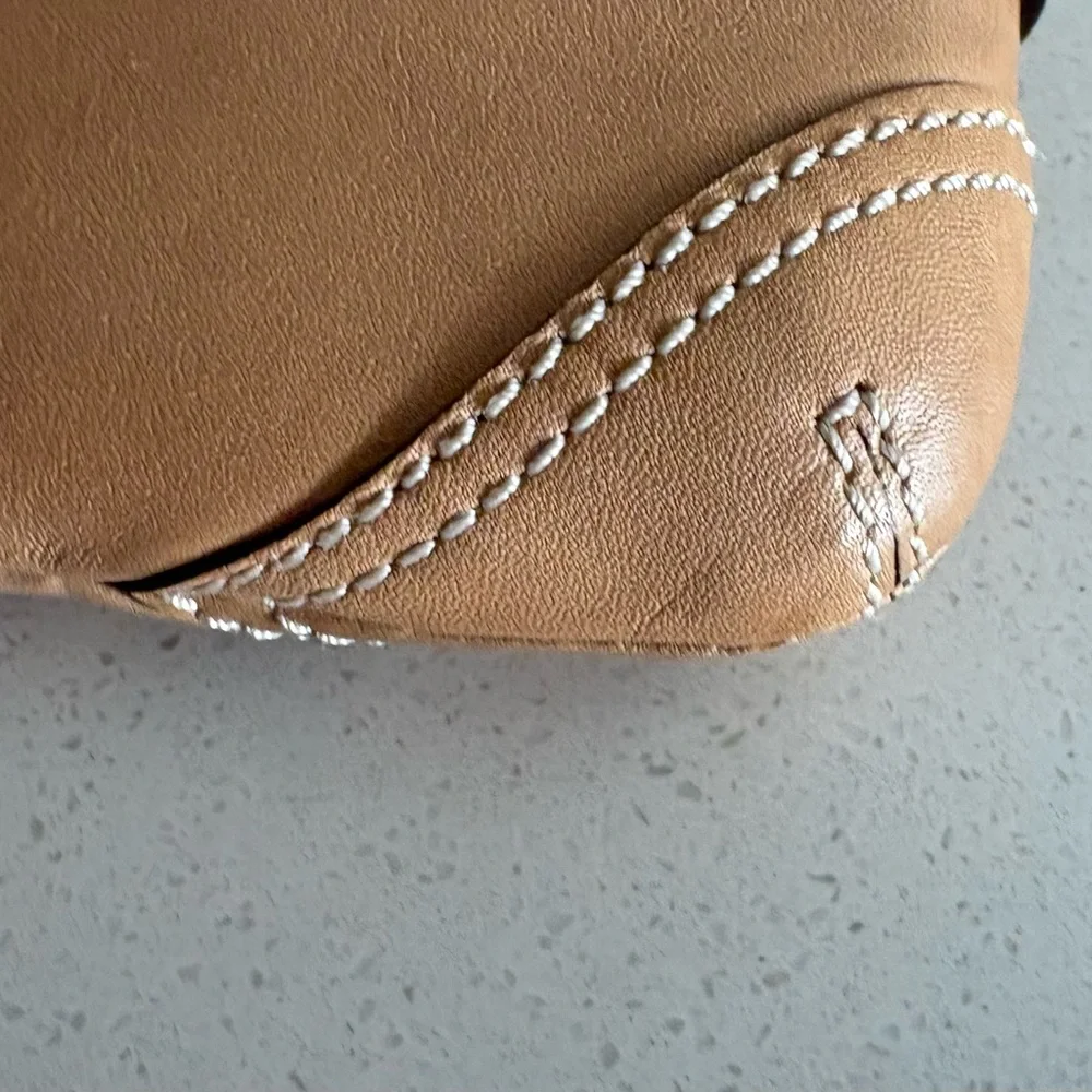 Coach Y2K Soho Beige leather Coin Purse keychain New with tags - Picture 8 of 12
